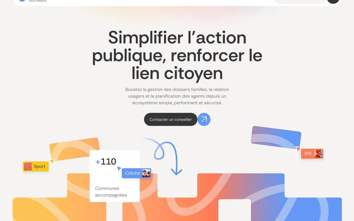 La page d’accueil du site Mushroom