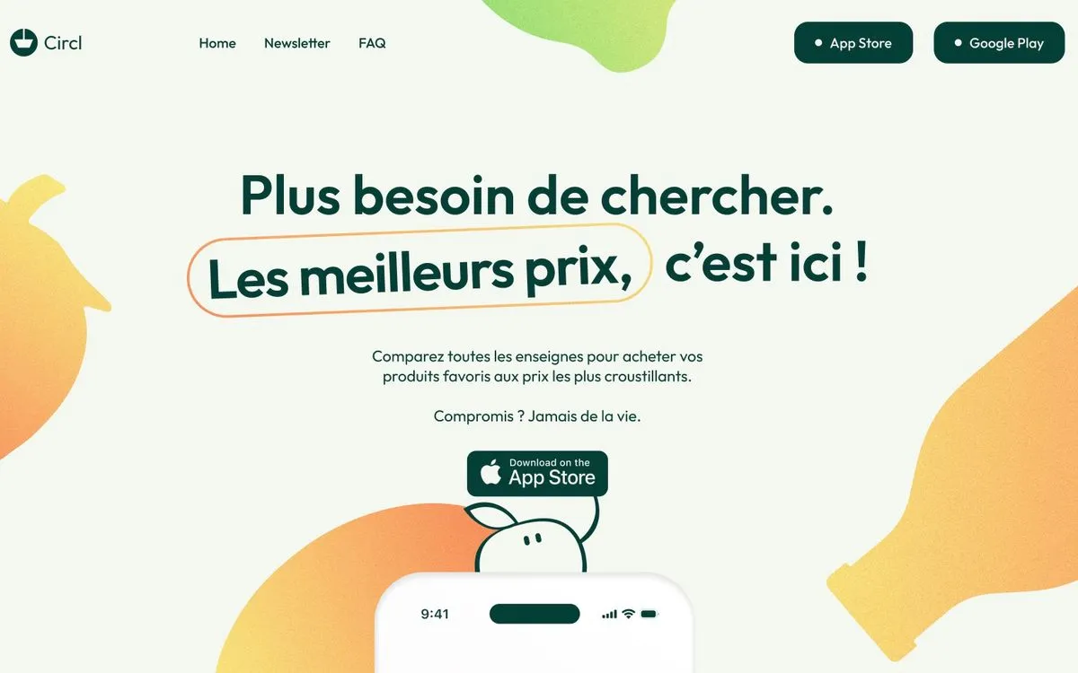 La page d’accueil du site Circl